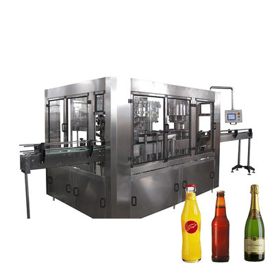 Qualität  Automatic 3in1 Beverage Bottle Filling Machine Water Bottle Filling Machine Glass Filling Machine For Glass Bottle Juice Production Line usine